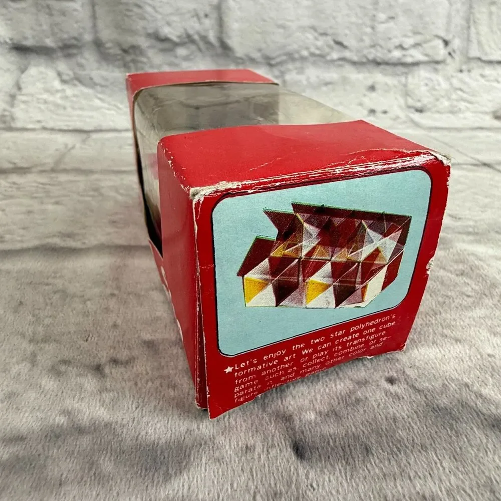 VTG Wonderful Cube Twin Comet Brain Tease Fidget Toys Made In Taiwan